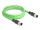 Delock Kábel M12 A kódolt 8 tűs apa - apa PUR (TPU) 2 m (DL-80412)