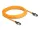Delock RJ45 hálózati kábel USB Type-C  porttal megtalálási, önazonosítási funkcióval Cat.6A S/FTP 5 m narancssárga (DL-80413)
