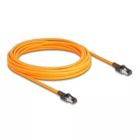   Delock RJ45 hálózati kábel USB Type-C  porttal megtalálási, önazonosítási funkcióval Cat.6A S/FTP 7,5 m narancssárga (DL-80415)