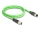 Delock Kábel M12 X kódolt 8 tűs apa - anya PUR (TPU) 1 m (DL-80431)