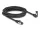 Delock RJ45 hálózati kábel Cat.8.1 S/FTP 90  fokban lefelé hajló / egyenes 5 m fekete (DL-80448)