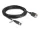 Delock M12 kábel D-kódú 4 tűs anya - RJ45 anya Cat.5e FTP installálásához 5 m, fekete (DL-80455)
