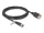 Delock M12 kábel X-kódú 8 tűs anya - RJ45 anya Cat.6A S/FTP installálásához 3 m, fekete (DL-80462)
