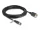 Delock M12 kábel X-kódú 8 tűs anya - RJ45 anya Cat.6A S/FTP installálásához 5 m, fekete (DL-80463)