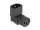 Delock Tápadapter IEC 60320 - C14 - C13, apa / anya, 10 A, 90 -ban hajlított (DL-80472)