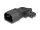 Delock Tápadapter IEC 60320 - C14 - C7, apa / anya, 2,5 A, 90 -ban hajlított (DL-80473)