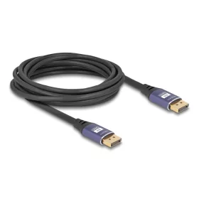 Delock DisplayPort kábel 8K 60 Hz 5 m lila fém (DL-80603)