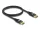 Delock DisplayPort kábel 8K 60 Hz 1 m fekete fém (DL-80620)