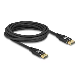   Delock DisplayPort kábel 8K 60 Hz 5 m fekete fém (DL-80623)