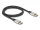 Delock DisplayPort kábel 16K 60 Hz 1 m ezüst fém (DL-80633)