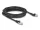 Delock RJ45 hálózati kábel Cat.8.1 S/FTP 45 -ben balra hajlított apa   egyenes apa, akár 40 Gbps, 5 m, fekete (DL-80755)