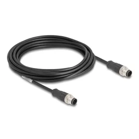   Delock Kábel M12 A kódolt 8 tűs apa - apa PVC 5 m (DL-80808)