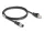 Delock Kábel M12 D kódolt 4 tűs apa - RJ45 apa PVC 1 m (DL-80850)