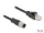 Delock Kábel M12 D kódolt 4 tűs apa - RJ45 apa PVC 5 m hosszú (DL-80852)