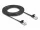 Delock RJ45 lapos patch kábelcsatlakozó a dugóhoz Cat.6A U/FTP 3 m fekete (DL-81166)