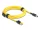 Delock kábel RJ45 dugó Cat.6-Mini I/O 8 tűs D-alakú 2-es típusú dugó 2 m sárga (DL-81251)