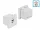 Delock Easy 45 USB töltő port modul 1 x A-típusú és 1 x USB Type-C  csatlakozó felülettel (DL-81313)