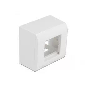   Delock Easy 45 Modul felületre rögzített háza, 82 x 82 mm, fehér (DL-81332)