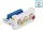 Delock Easy 45 modul, 3 x RCA anya csatlakozó, 22,5 x 45 mm (DL-81339)