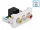 Delock Easy 45 modul, 3 x RCA anya - RJ45 anya port 22,5 x 45 mm (DL-81342)