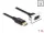 Delock Easy 45 DisplayPort 8K 30 Hz modul rövid kábellel, 22,5 x 45 mm (DL-81387)