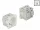 Delock 45 x 45 mm méretű, Easy 45 földelt hálózati csatlakozóaljzat (DL-81392)