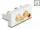 Delock Easy 45 modul 2 x RCA anya port, piros / fehér gyűrű 22,5 x 45 mm (DL-81396)