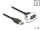 Delock Easy 45 modul SuperSpeed USB (USB 3.2 Gen 1) A-típusú USB anya A-típusú USB apa rövid kábellel, 22,5 x 45 mm (DL-81399)
