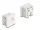 Delock 45 x 45 mm méretű, Easy 45 földelt hálózati csatlakozóaljzat T13 Svájc (DL-81437)