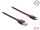 Delock EASY-USB 2.0 kábel A-típusú csatlakozódugó - USB Type-C  csatlakozódugó, 2 m, fekete