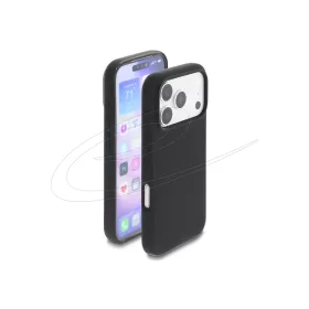   Delock Védőtok iPhone 17 Pro-hoz kompatibilis a MagSafe-fel puhatapintású szilikonból, fekete