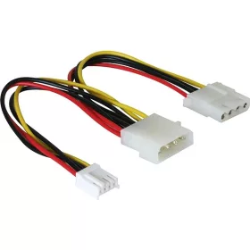   Delock "Y" elosztó kábel - 4 tűs Molex + 3,5 FDD (DL-82111)