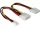Delock "Y" elosztó kábel - 4 tűs Molex + 3,5 FDD (DL-82111)
