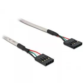   Delock USB tűfejes csatlakozó 4 tű/5 tű anya-anya (DL-82439)