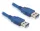 Delock USB3.0-A (apa/apa), 3 méteres hosszabbító kábel (DL-82536)