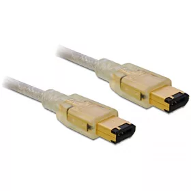   Delock 2 méteres FireWire összekötő kábel (6/6 tűs) (DL-82574)