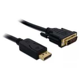   Delock Displayport - DVI 24+1 kábel, apa - apa 1,0m (DL-82590)