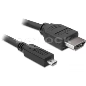   Delock High Speed HDMI Ethernet kábel A/D - A apa/apa 3,0m (DL-82663)