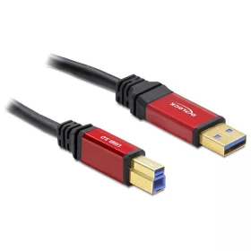   Delock Kábel USB 3.0 A típusú dugó > USB 3.0 B típusú dugó 1 m Premium (DL-82756)