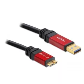   Delock USB 3.0-A > mikro-B apa / apa, 5 m prémium kábel (DL-82763)
