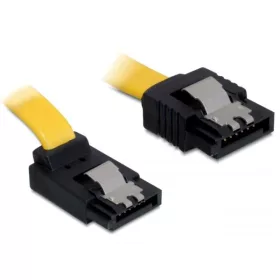   Delock SATA 6 Gb/s fel /egyenes kábel, fém, 50 cm (DL-82810)