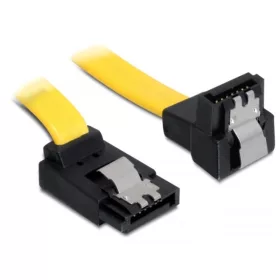 Delock SATA 6 Gb/s fel / le kábel, fém, 50 cm (DL-82821)