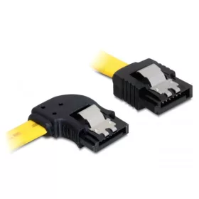   Delock SATA 6 Gb/s bal / egyenes kábel, fém, 50 cm (DL-82825)