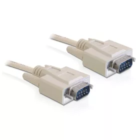 Delock RS-232 soros kábel, Sub-D9 apa / apa, 2 m (DL-82981)