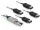 Delock mini SAS 26 tűs - 4db eSATA kábel (SFF 8088 - 4db eSATA) 1m (DL-83064)