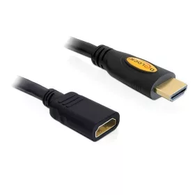   Delock magas sebességű HDMI hosszabbító kábel, Ethernettel, A apa / anya, 5 m (DL-83082)