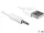 Delock USB-A apa > sztereo jack 3.5 mm apa 4 pin IPod Shuffle kábel, 1 m (DL-83182)