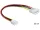 Delock tápkábel Molex 4 pin apa > 3.5 floppy anya (DL-83184)