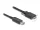 Delock Aktív optikai kábel USB 10 Gbps-A apa > USB 10 Gbps Micro-B Típusú dugó csavarokkal ellátott 5 m (DL-83211)