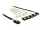 Delock Kábel Mini SAS SFF-8087 > 4 x 7 tus SATA fordított + oldalsáv, 0,5 m (DL-83318)